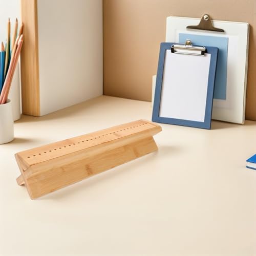 Cuna de encuadernación de madera Veemoon para perforar papel de forma recta y precisa 7
