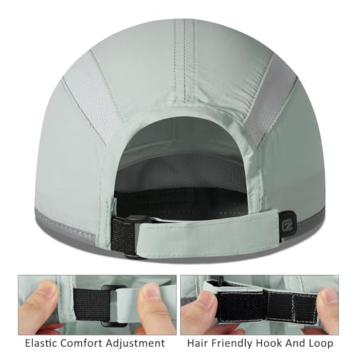 Image of GADIEMKENSD Reflective Folding Outdoor Hat Unstructured Design UPF 50+ Sun Protection Sport Hats for Womens and Mens