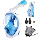 ★ PROFESSIONAL ANTI-FOG AND ANTI-LEAK - Medical grade odorless silicone provides you a soft and tight fit to your face without any odor that breathe smoothly. Acrylic mask has high visibility, scratch-resistant and anti-collision to ensure that your vision will not subject to any hindrance. Guaranteeing that you will see more fish and sea creatures than ever before.