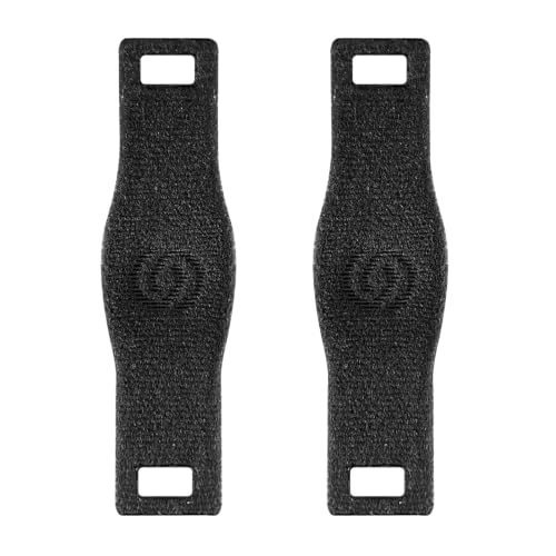 EWA Replacement Soft Type Elastic Finger Strap Only Compatible MagOne 3rd Gen Phone Grip Stand and MagOne Lite 3rd Gen Phone Grip-(Pack of 2)-(Black)