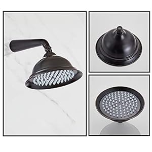   Oil-Rubbed-Bronze-Shower-SystemCeiling-Shower-Faucet-Set-for-Bathroom-with-High-Pressure-8-Rain-Shower-head-and-Handheld-Shower-Head-SetWall-Mounted