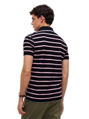 Image of Tommy Hilfiger Men's Short Sleeve Polo Shirts in Regular Fit With Stretch and Organic Pique Cotton