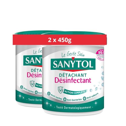 Sanytol polvo quitamanchas desinfectante – Juego de 2