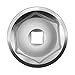 Ibetter 36mm Oil Filter Socket For Some Ford F250,BMW,Mercedes,Mini,VW,Audi,Volvo and Porsche, Low Profile 6-Point Filter Cap Wrench, Heavy Duty 3/8