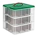 Snapware Snap 'N Stack Square Layer Seasonal Ornament Storage Container, 12 by 12-Inch