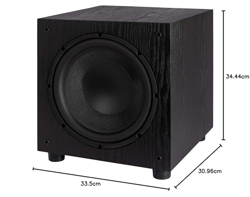 Image of ELAC SUB1010 120 Watt 10 inch Powered Subwoofer, Black, SUB1010-BK