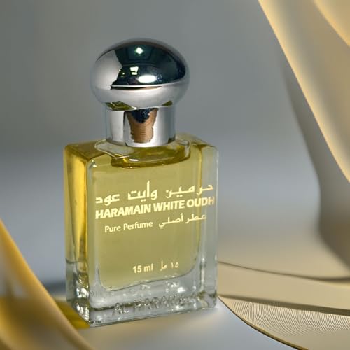 Image of Al Haramain Attar White Oudh 15ml - Unisex with Citrus‑Tobacco‑Musk Blend