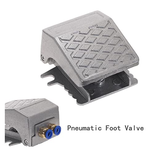 Valve à pédale pneumatique en argent à réinitialisation automatique - 4