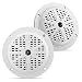 Pyle PLMR41W Dual 4.0'' Waterproof Marine Speakers, 2-Way Full Range Stereo Sound, 100 Watt, White (Pair)