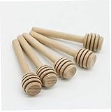 Nuevo y de gran calidad. Zonster 5pcs del Hogar Mini Portátil De Madera Miel Cuchara De Palo Miel Tarro De Mezcla del Palillo