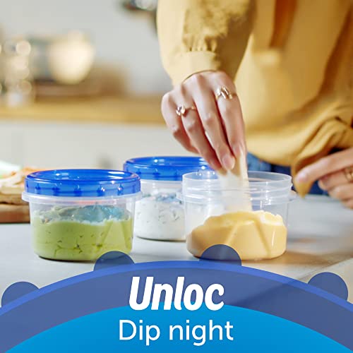 Ziploc Twist N Loc Food Storage Meal Prep Containers Reusable For Kitchen Organization, Dishwasher Safe, Medium Round, 3 Count #TOP3