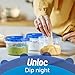 Ziploc Twist N Loc Food Storage Meal Prep Containers Reusable for Kitchen Organization, Dishwasher Safe, Mini Round, 4 Count (Pack of 6)