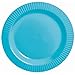 amscan Round Premium Plastic Plates, 10 1/4