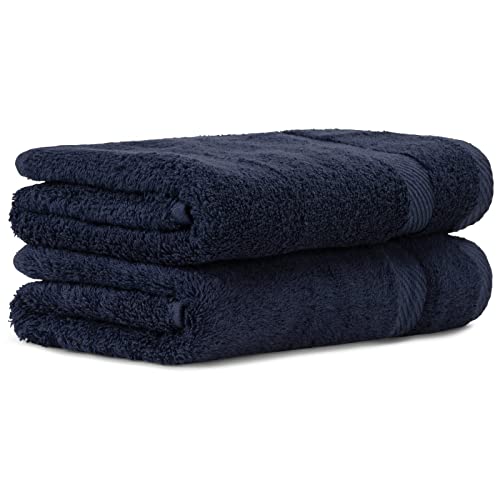 Luckytowel Handtücher Set 50x100 cm 100{204a34c1c16bd827b55f11456d32f3391271c607fd31d9fdd5c9fd964ec28bbd} Baumwolle, Handtuch-Set 2er Pack Dunkelblau Luckytowel Handtücher Set 50x100 cm 100{204a34c1c16bd827b55f11456d32f3391271c607fd31d9fdd5c9fd964ec28bbd} Baumwolle, Handtuch-Set 2er Pack Dunkelblau