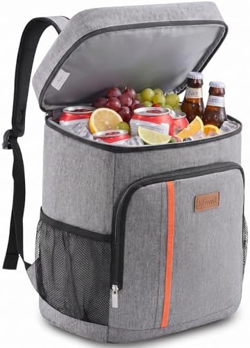 Lifewit 30L 36 Dosen Kühlrucksack, Auslaufsichere Kühltasche Rucksack | wasserdichte, Isolierte Kühltasche, Cooler Backpack für Männer, Frauen, Arbeit, Picknicks, Strand, Camping,