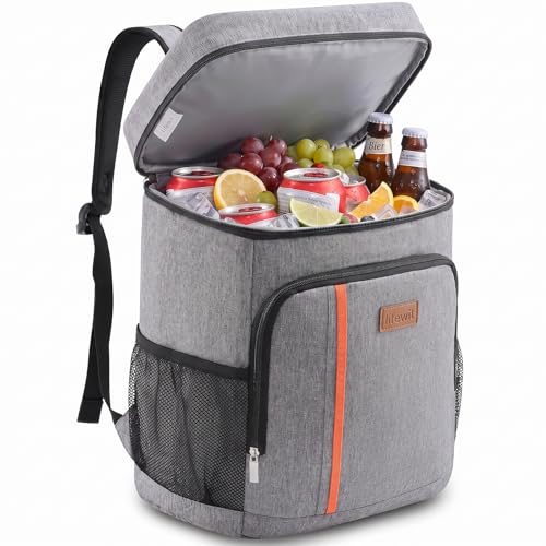 Lifewit Rucksack Kühler Wasserdicht Isoliert Weich Lunch Kühlrucksack Leicht Auslaufsicher Kühltasche für Männer Frauen Erwachsene für Arbeit Picknick Strand Camping Reisen Outdoor Aktivitäten
