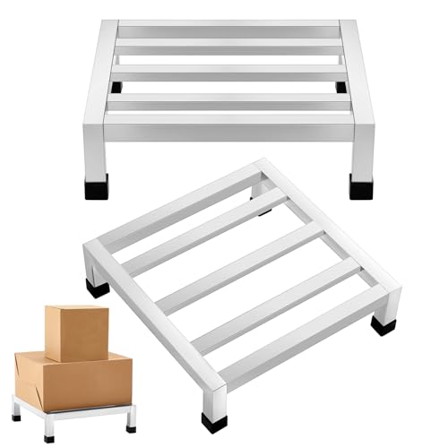 MorningRo 2 Pack Dunnage Rack 13.8" Long x 13.8" Wide,