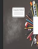  composition notebook: Composition Notebook: Back To School Primary Composition Notebooks  Wide Ruled Paper Notebook Journal  Blank Wide Lined ... Kids Teens Students  8.5x11 Inch Paperback.