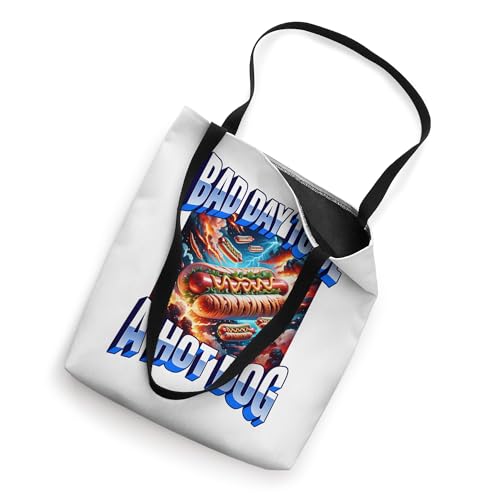 Bad Day to Be A Hot Wiener Dog Funny BBQ Grill Cookout Tote Bag