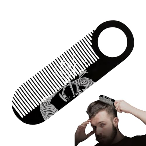 男性用ひげクシ - スモールマスタッシュスタイリングブラシ,快適設計のメンズアクセサリー 絡まない整髪ツール 自宅・ビジネス用スタイリング