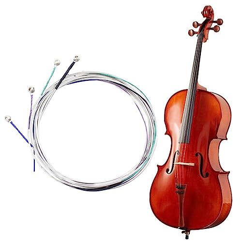 Amazon | プロフェッショナルチェロ弦 (C-G-D-A) シルバー楽器弦交換 4