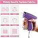 Stitch Gun for Clothes, Handheld Stitch Tag Gun,Quick Clothing Fixer-Includes 6 Needles,1000 Black Fasteners,1000 White Fasteners (Purple)
