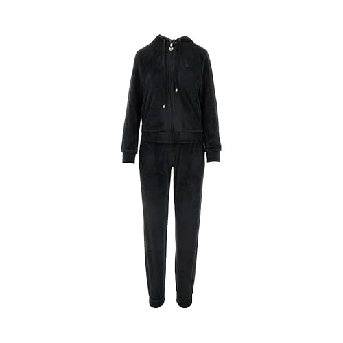 Emporio Armani Chenille Loungewear Tracksuit, Svart, XS