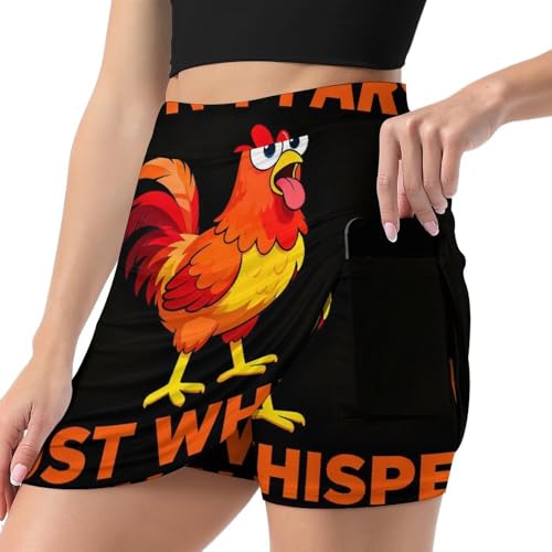 2026 Bohemian I Don'S T Fart Flowy Shorts Hybrid Skirt for Women Lady, Bodycon Built in Safety Shorts Elastic Waist Shiny Short Mini Skirt