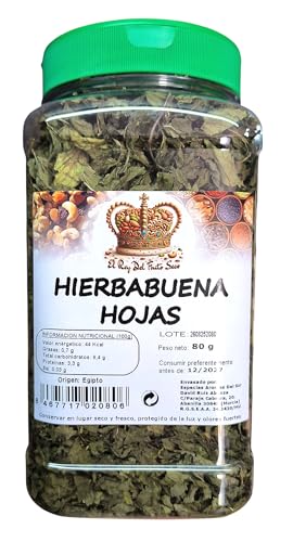 Hierbabuena Hojas 80 gr - Origen Egipto - Frescura y Calidad para tus infusiones