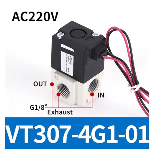 Evita retrasos neumáticos con la válvula solenoide VT307-4G1-01 de alta frecuencia AC220V 3