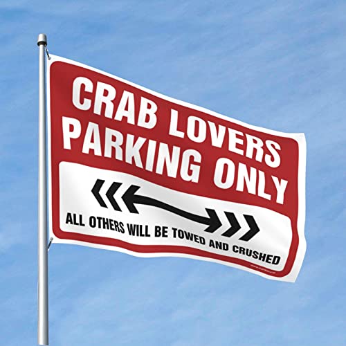 Drapeau de bar decoration interieure theme crabe taille xxl 152x244