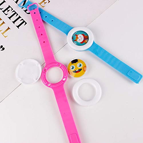 Pulseira Relógio Infantil Anti Mosquito Repelente Natural com Citronela - Rosa