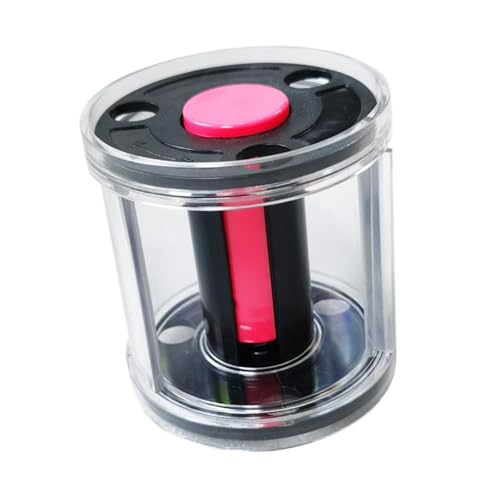 QSTDGVPW Ampia Scatola Portaoggetti per Nastri E Accessori per Ginnastica, Rosa Rossa