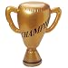 USToy Inflatable Trophy Toy 16 Inches, Gold, 1-Pack