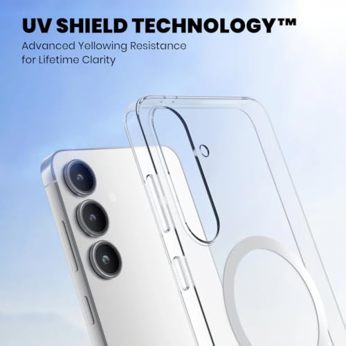 Image of DIZORO Crystal Clear Compatible with S23 Case with Anti-Yellow Anti-Scratch Shockproof Transparent Cover