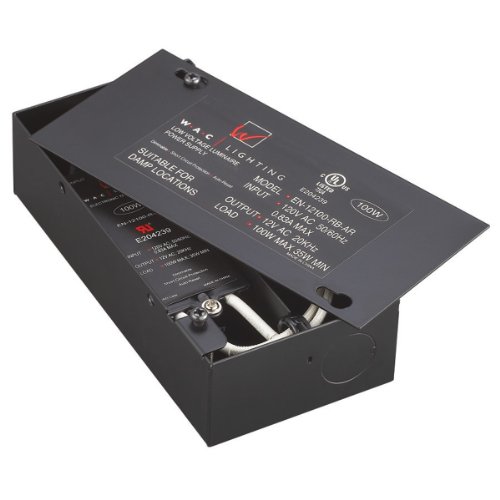 WAC Lighting EN12100RBAR 120-12 V 100 W Electronic Transformer, 100 Watts WAC Lighting EN12100RBAR 120-12 V 100 W Electronic Transformer, 100 Watts