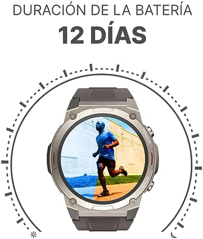 HiFuture FutureGo Mix2 IP68 Su Geçirmez Bluetooth 5.2 Fitness Kalp Atış Hızı, Sağlık, Spor Takibi ve Oksijen Seviyesi 1.43 inç Amoled Ekran Tek Şarj ile 12 Gün Kullanım 36mm Akıllı Saat Gri - Görsel 5