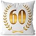 VOID 60 lat jubileusz, urodziny, poszewka na poduszkę, poliester, wodoodporna, do użytku na zewnątrz, wymiary poduszki: 50 x 50 cm