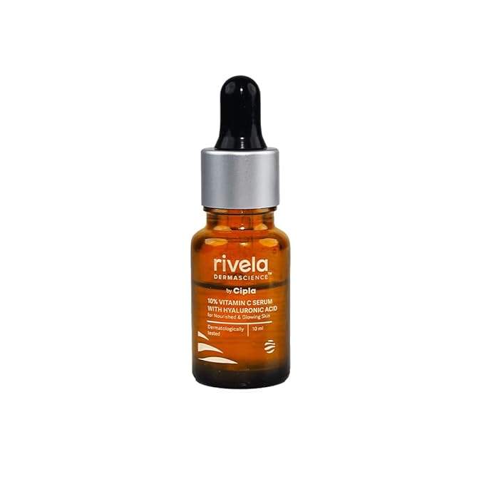 Rivela Dermascience 10 Vitamin C Face Serum By Cipla For Bright