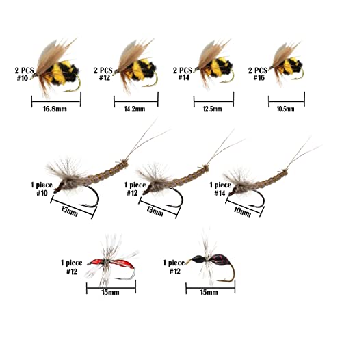 Dry Flies, Bee Mayfly Ant Fly Fishing Lure #TOP1