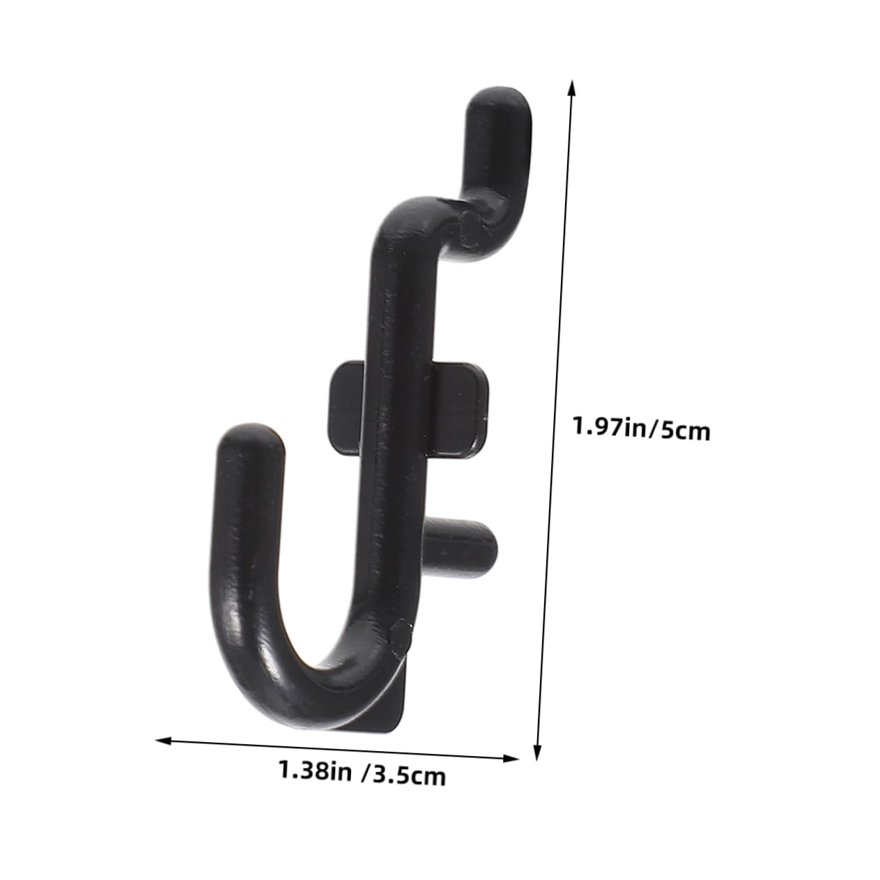 DOITOOL 30pcs Garage Pegboard Hooks Pegboard Hangers Tool Hooks Drills Pliers Hair Dryers Easy Install Plastic DIY Enthusiasts Home Repair