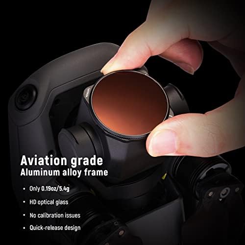 NEEWER ND Lens Filter Set Compatible with DJI Mavic 3, 4-Pack ND/PL Polarized Lens Filters, ND8/PL, ND16/PL, ND32/PL, ND64/PL Filter Only for Mavic 3 / Mavic 3 Cine Drones Accessories