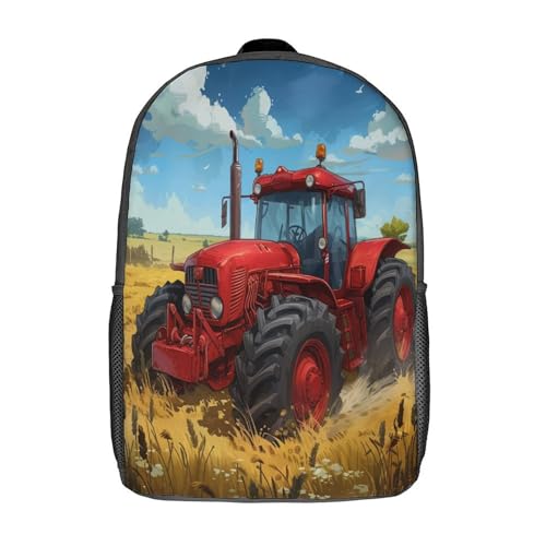 Sac à dos cartoon tracteur parfait pour la rentrée scolaire et les sorties