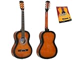Star 6 String Acoustic Guitar 38 Inch with Beginner's Guide, Sunburst (831-SB)