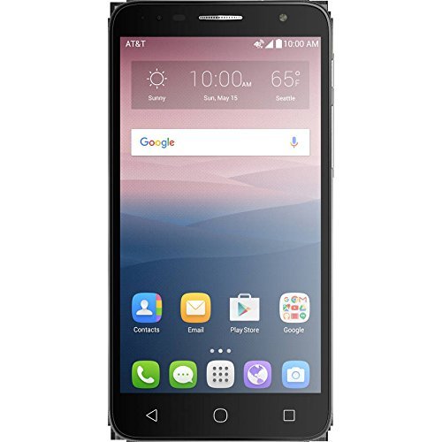 Alcatel Allura 5056O (16GB, 2GB RAM) 5.5' Display Android 5.1 Lollipop 4G LTE Smartphone GSM Unlocked - White/Black