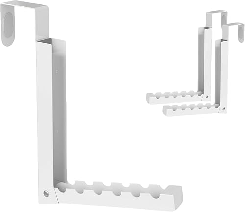 Miniatura 12 de Ganchos para colgar sobre la puerta, colgador de ropa sobre la puerta con 10 crestas, ahorro de espacio sobre la puerta, ganchos de puerta