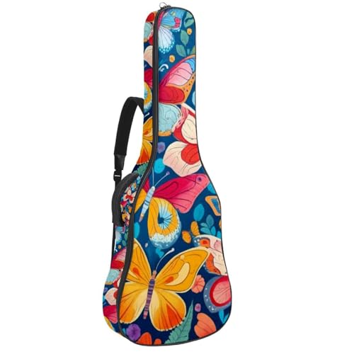 Housse guitare basse et acoustique 104 cm imperméable à double bretelles