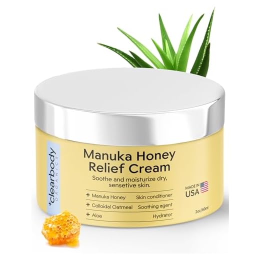 Eczema Psoriasis Cream for Dry Itchy Cracked Irritated Skin- Manuka Honey & Colloidal Oatmeal Treatment for Dermatitis, Shingles, Acne, Rosacea- Natural Anti-itch Relief for Kids, Adults, Baby Eczema
