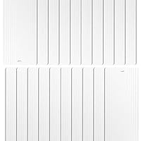 Algopix Similar Product 10 - DALIX Vinyl Ribbed Vertical Blinds Door
