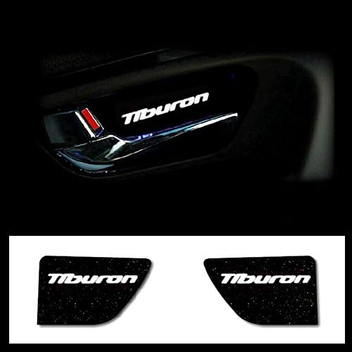 DIY Kit LED Door Plate Catch WHITE 2-pc Set For Hyundai 03 04 05 06 07 08 Tiburon : Coupe SIII